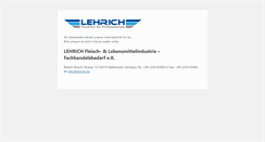 Desktop Screenshot of lehrich.de