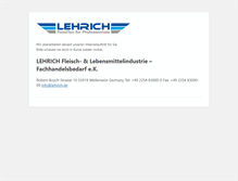 Tablet Screenshot of lehrich.de